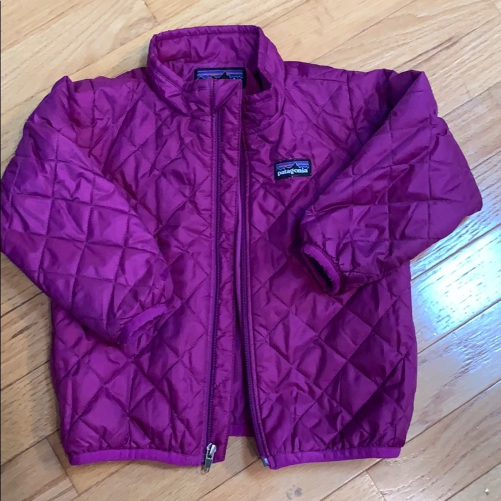 Purple Patagonia Nano Puff jacket size 18 months